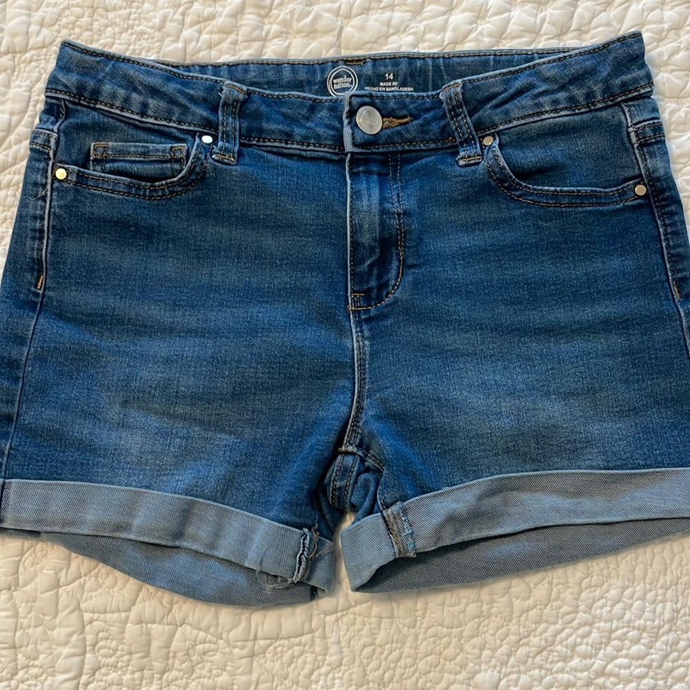 Wonder Nation, size 14, jeans shorts